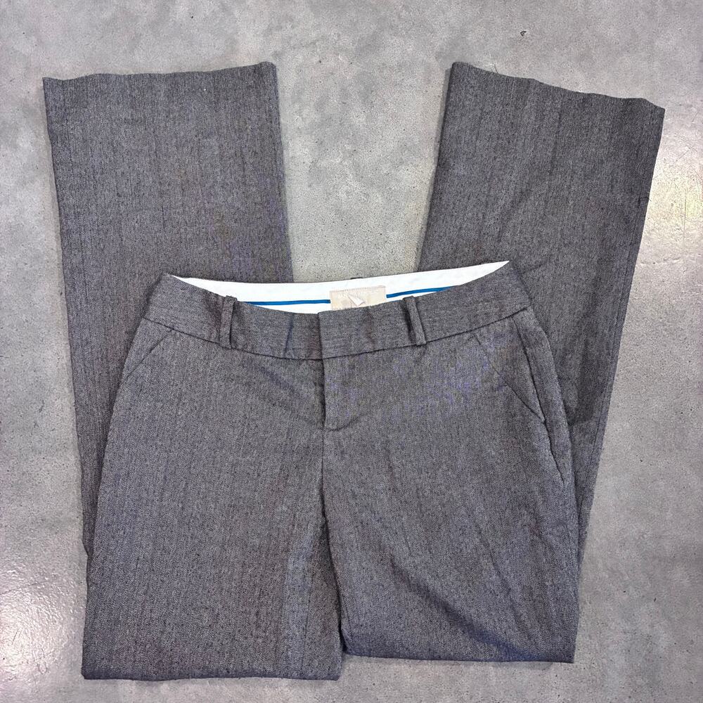 Banana Republic Martin Fit Mid Rise straight leg trouser slacks pants 0 petite